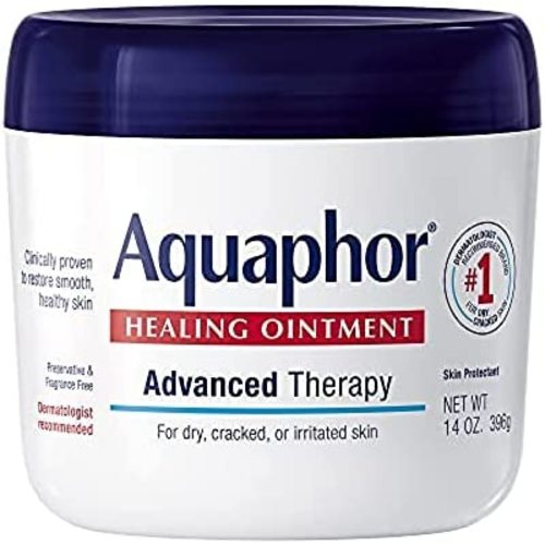 Aquaphor Healing Ointment, Advanced Therapy Skin Protectant, Dry Skin Body Moisturizer, Multi-Purpose Healing Ointment, For Dry, Cracked Skin & Minor Cuts & Burns, 14 Oz Jar