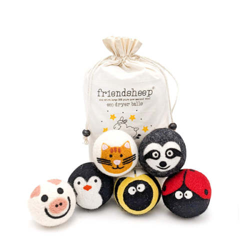 Friendsheep Critter Camp - Eco Wool Dryer Balls by Friendsheep