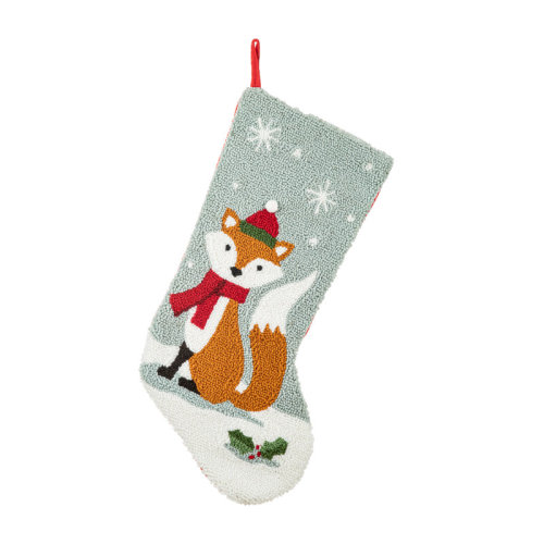 The Holiday Aisle® Hooked Fox Stocking & Reviews | Wayfair