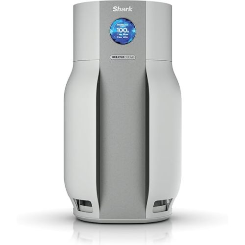 Shark BreatheClear MAX with NeverChange, Intelligent Air Purifier for Home, Large Rooms, HEPA-Exceeding for Dust, Dander, Smoke, and More, Zero Filter Changes, Dove, HP362 (2026)