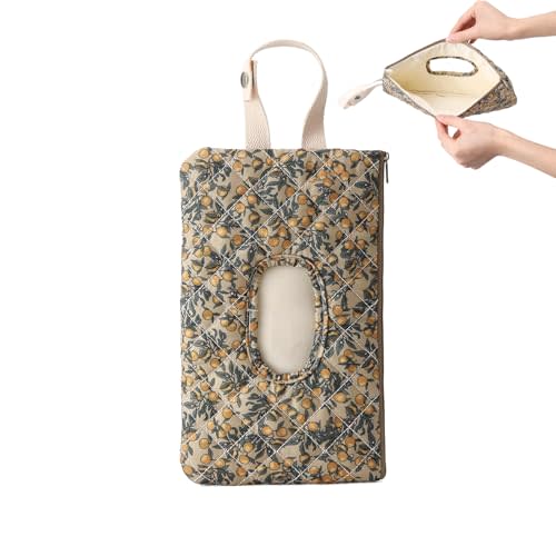 Baby Wipe Holder, Diaper Wipe Holder, Wipe Holder Travel, Wipe Holder for Diaper Bag, Refillable, Machine Washable Wipes Pouch for Stroller, Diaper Bag, Travel & on The Go (Green)