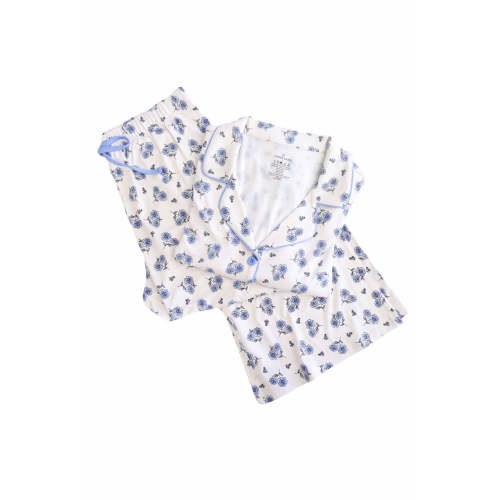 Women's Two Piece Flare Lounge Set | Sapphire Garden
