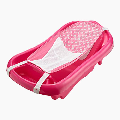 The First Years Sure Comfort Deluxe Newborn to Toddler Tub with Sling - Pink