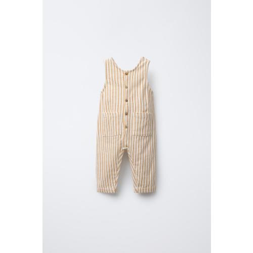 STRIPED OVERALLS | ZARA United States