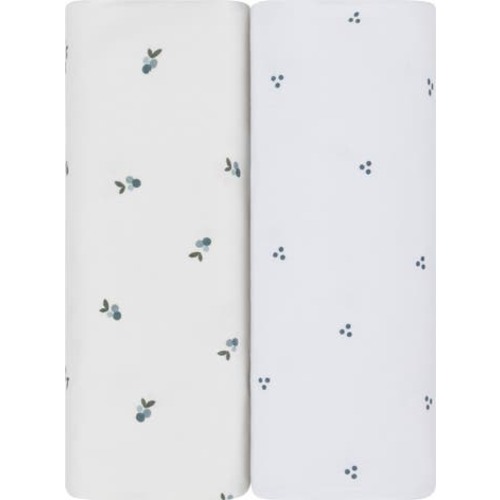 Baby Fitted Waterproof Bassinet Sheet 2 Pack