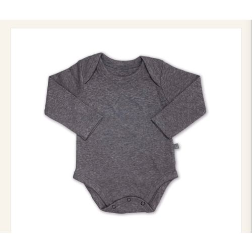 Baby Basics - Charcoal Long Sleeve | 100% Organic - Finn + Emma