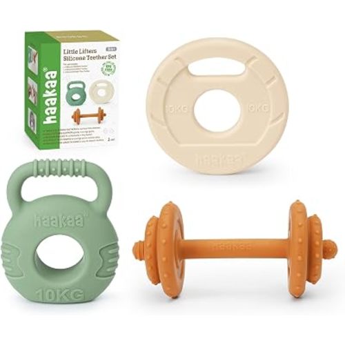 haakaa Silicone Mini Fitness Equipment Teether Set