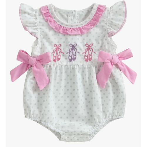 Amazon.com: Baby Girl Smocked Romper: Baby Products