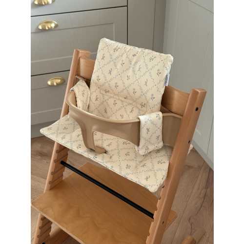 Vintage Meadow Cushion For Stokke Tripp Trap | Waterproof And Wipeable 2 in 1 Cushion