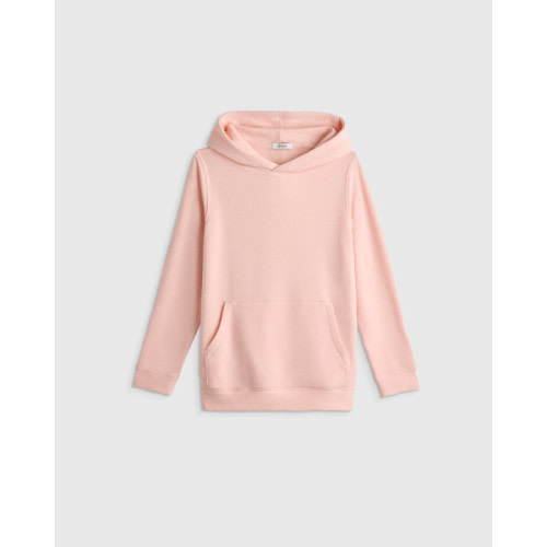 SuperSoft Fleece Pullover Hoodie in Crystal Pink