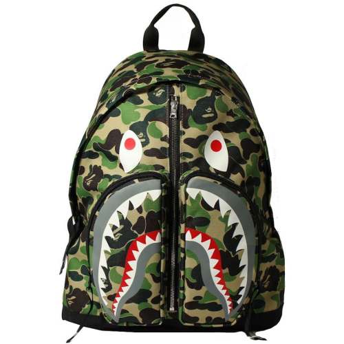 BAPE ABC Camo Shark Daypack Green
