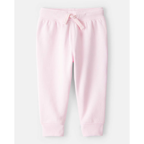 Baby Girl Drawstring Joggers - Pink - OshKosh B'gosh | Carter's