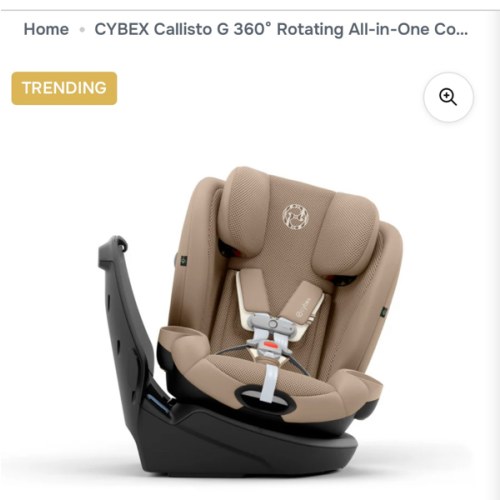 CYBEX Callisto G 360° Rotating All-in-One Convertible Car Seat