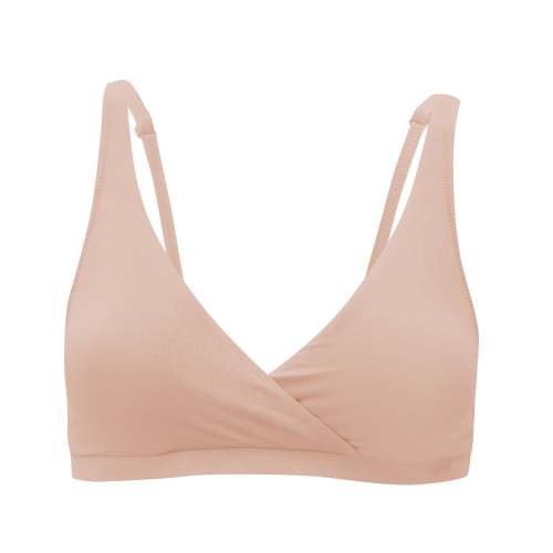 Women's Cross Front Bralette in Chai | Kyte Baby