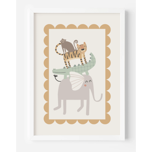 Safari Friends Print