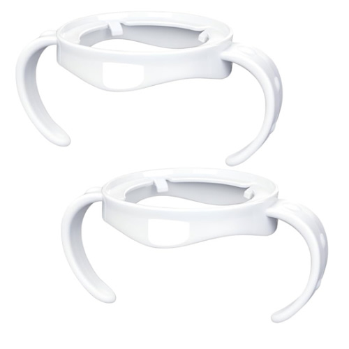Baby Bottle Handles for Philips Avent Natural Baby Bottles, Compatible Avent Bottle Holder for Baby, 2 Count