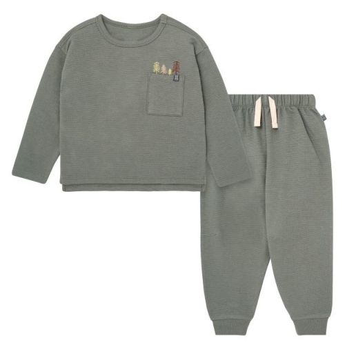 Modern Moments by Gerber Baby and Toddler Boys' 2-Piece Long Sleeve T-Shirt and Jogger Set