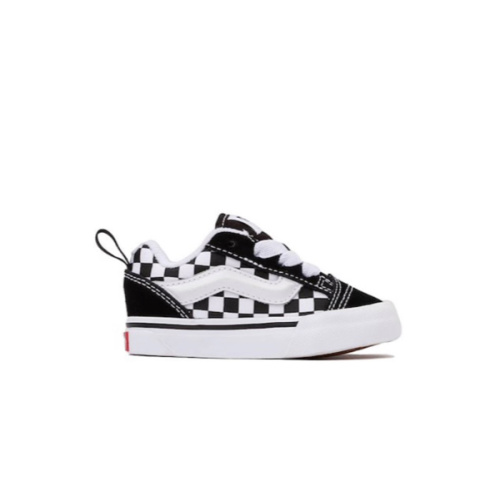 Vans Knu Skool Checkerboard Skate Shoe - Baby / Toddler - Black / White | Journeys Kidz