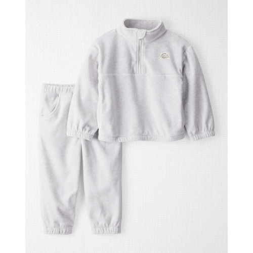 Toddler 2-Piece Recycled Microfleece Set - Grey - Little Planet | Carter's