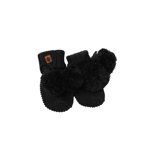 Knit Booties in Midnight