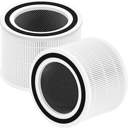 Core 300 Replacement Filter for Levoit Air Purifier Core 300-rf Core 300s, 3-in-1 Pre, H13 True HEPA, Activated Carbon Filtration System, Pack of 2