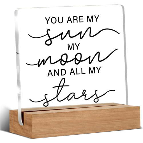 Baby Nursery Decor for Boy Girl, Nursery Bedroom Gift, You are My Sun Moon and All Stars Sign Decor Gift for Baby Kids Girl Boy Teen Room Bedroom Playroom