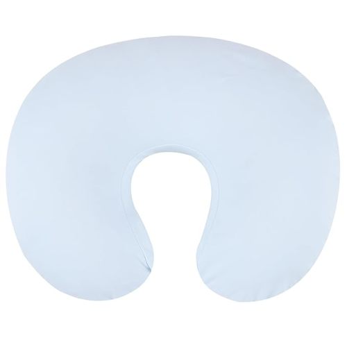 Onacosht 100% Organic Cotton Nursing Pillow Cover Soft Breathable Jersey Feeding Pillow Slipcover Fits Standard Infant Nursing Pillow for Baby Boy and Girl, Pastel Blue