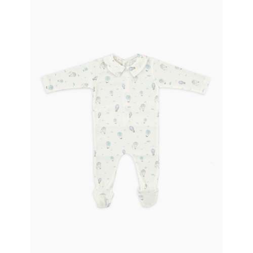 Finn Collar Overall in Balloon Sky