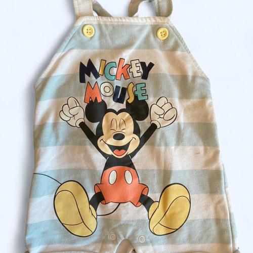 Disney baby Mickey Mouse blue & white striped...