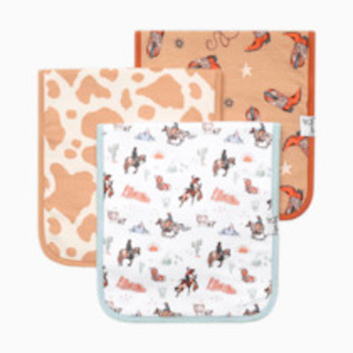 Copper Pearl Printed Burp Cloth Set - Boone
