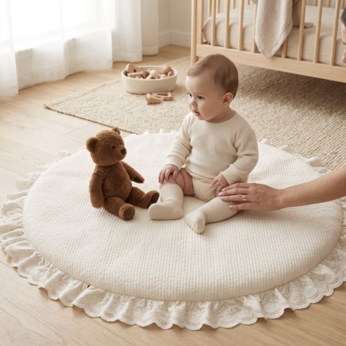 Little Manta Round Baby Play Mat