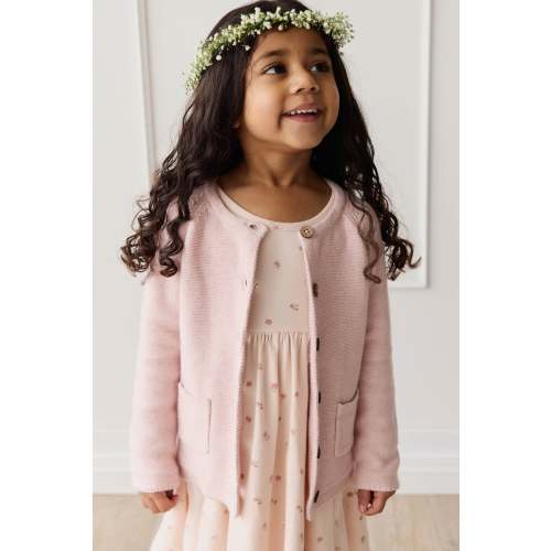 Aude Cardigan - Dainty Pink Marle