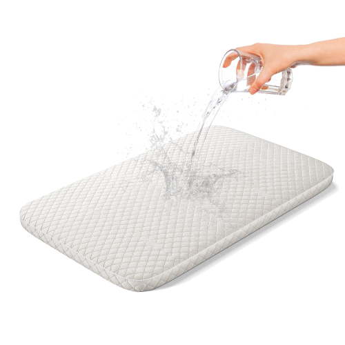 Bassinet Mattress Rectangle 19" x 33" x 2'' Premium Foam Waterproof Padded Design