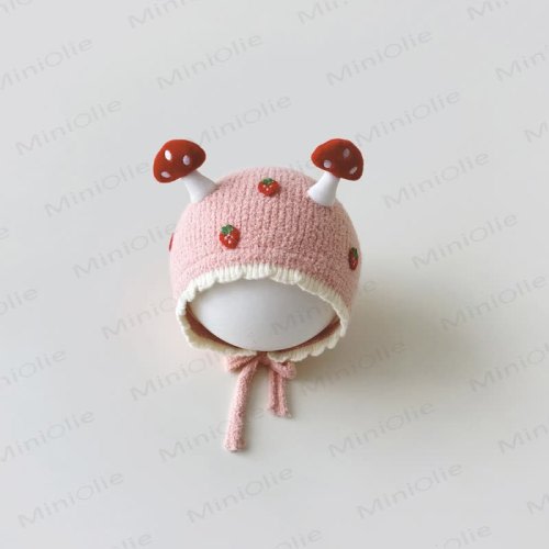 Baby Mushroom Carrot Strawberry Lovely Bonnet