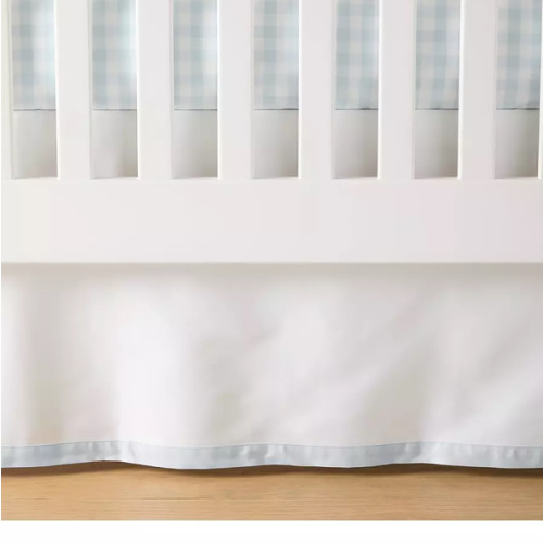 Borderline Crib Skirt | Serena and Lily