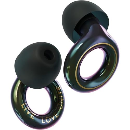 Tomorrowland x Loop Experience 2 Earplugs – Stylish Hearing Protection for Concerts & Festivals, Live Music, Nightlife & Musicians – 17dB Noise Reduction Ear Plugs (High-Fidelity) – Limited Edition
