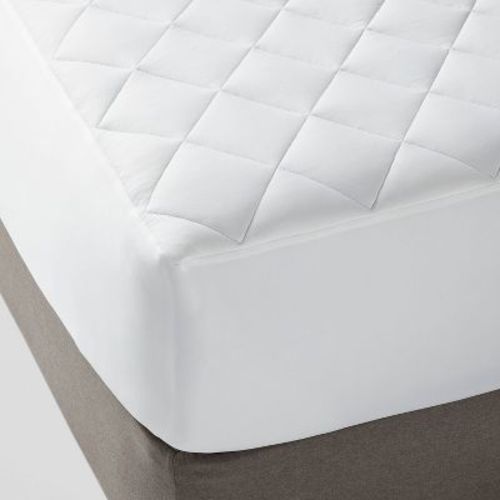 King Cool Touch Cooling Mattress Pad - Threshold™: Hypoallergenic, Waterproof Protector, Fits 18" Depth