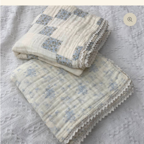 Couverture 6 épaisseurs - modèle imprimé courtepointe