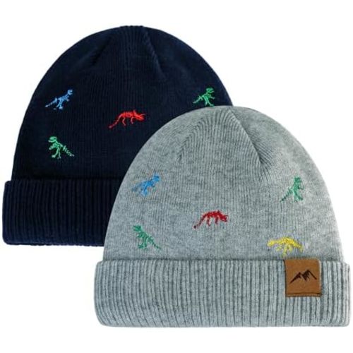 XIAOHAWANG Knit Toddler Beanies Girls Boys Cute Kids Winter Hat Infant Dinosaur Baby Beanie Hats
