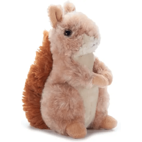 The Petting Zoo Brown Squirrel Stuffed Animal Plushie, Gifts for Kids, Wild Onez Babiez Wildlife Animals, Squirrel Plush Toy 6 inches