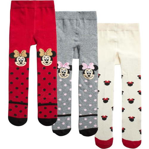 Disney Baby Girls' Minnie Mouse Leggings Tights - Stockings Pantyhose for Newborns/Infants (0-24M)