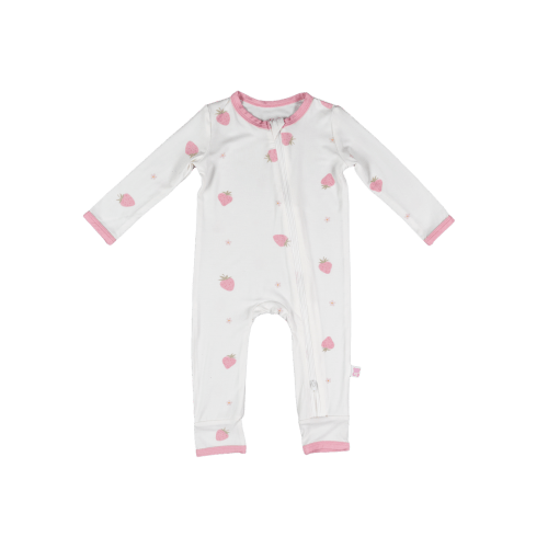 Zippered Romper (Berry Sweet) – Snuggle & Slumber