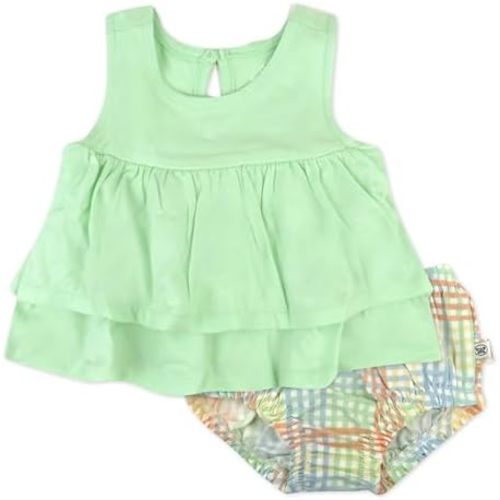 2-Piece Flutter Tee, Dress w/ Ruffle (3-6 months)
