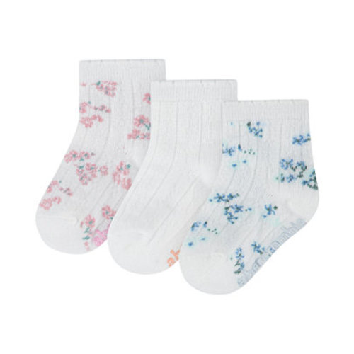 Girls' 6M-4T Crew Socks, 3-Pack