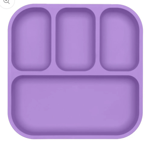 Purple Plant-Based Bento Plate | Eco-Friendly Kids Dinnerware | Bobo&boo