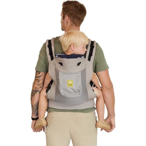 LÍLLÉbaby 3-in-1 Ergonomic CarryOn Airflow Toddler Carrier with Lumbar Support & Breathable Mesh Lining (25-60 lbs), Supportive & Comfortable, Multi-Position Carrying for Hiking & Travel (Mist)