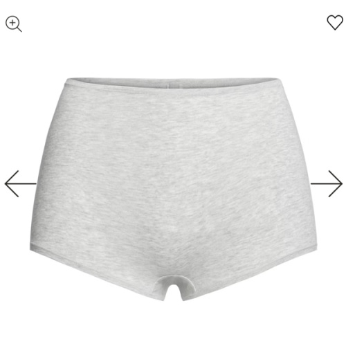 COTTON JERSEY BOY SHORT | LIGHT HEATHER GREY | SKIMS