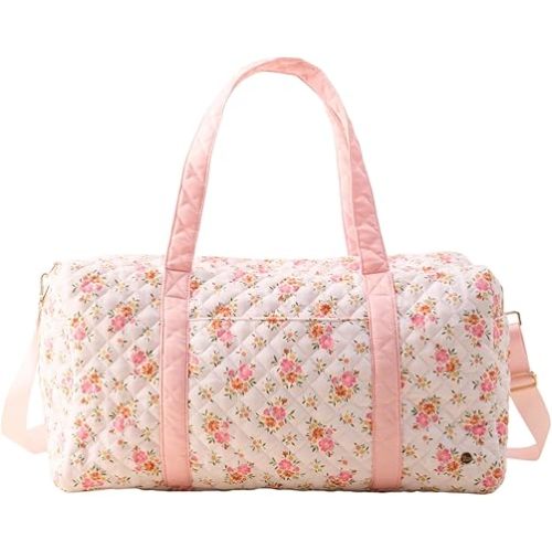On-the-Go Quilted Weekender Bag Endless Daydream Cream