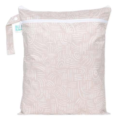 Bumkins Boho Chic Waterproof Wet/Dry Bag for Travel + Storage, Wander