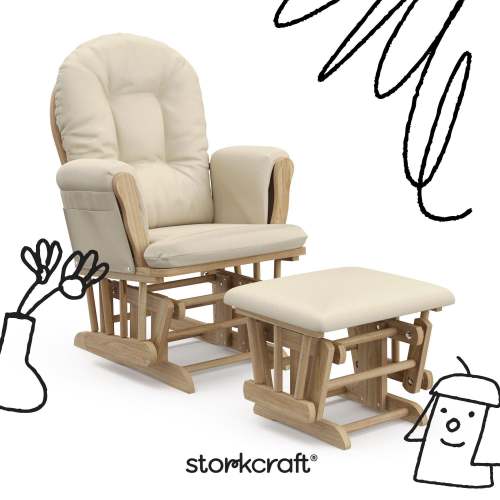 Premium Hoop® Glider & Ottoman